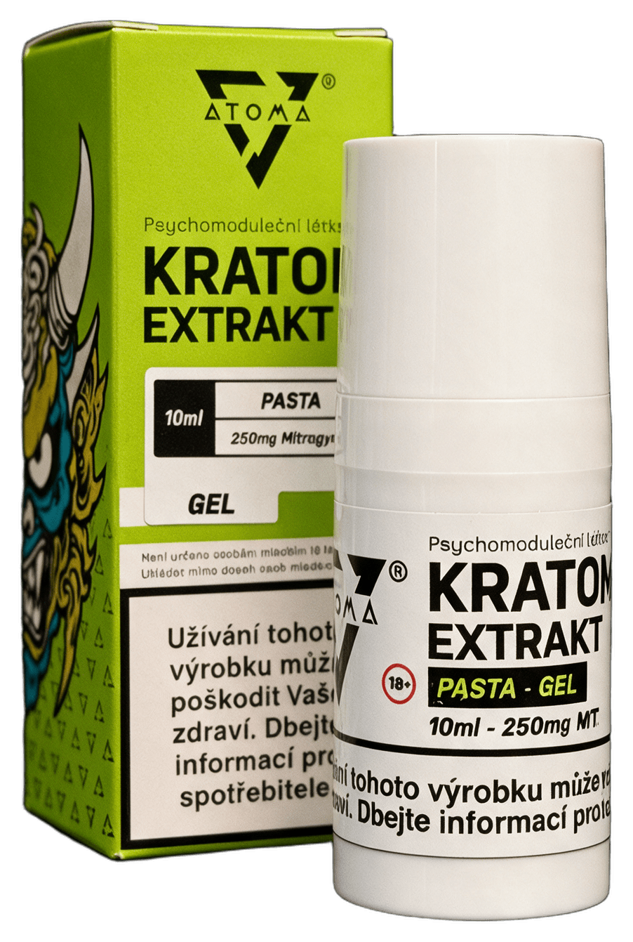 Tuba ATOMA Kratomový gel s krabičkou