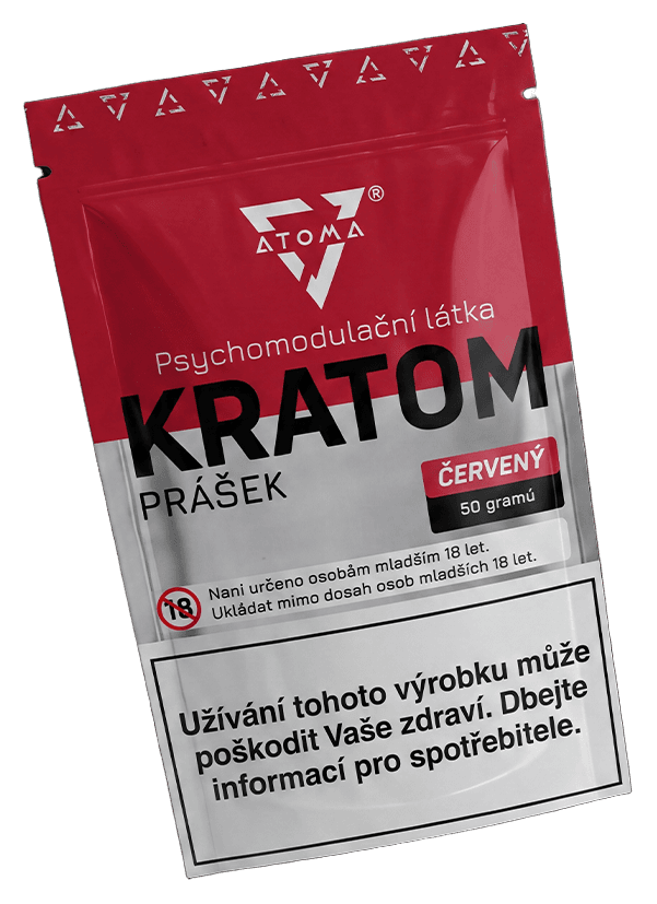 Sáček ATOMA Kratom červený prášek 50 g