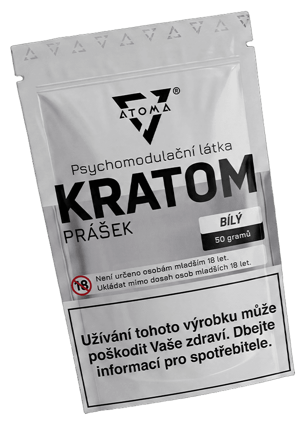 Sáček ATOMA Kratom bílý prášek 50 g
